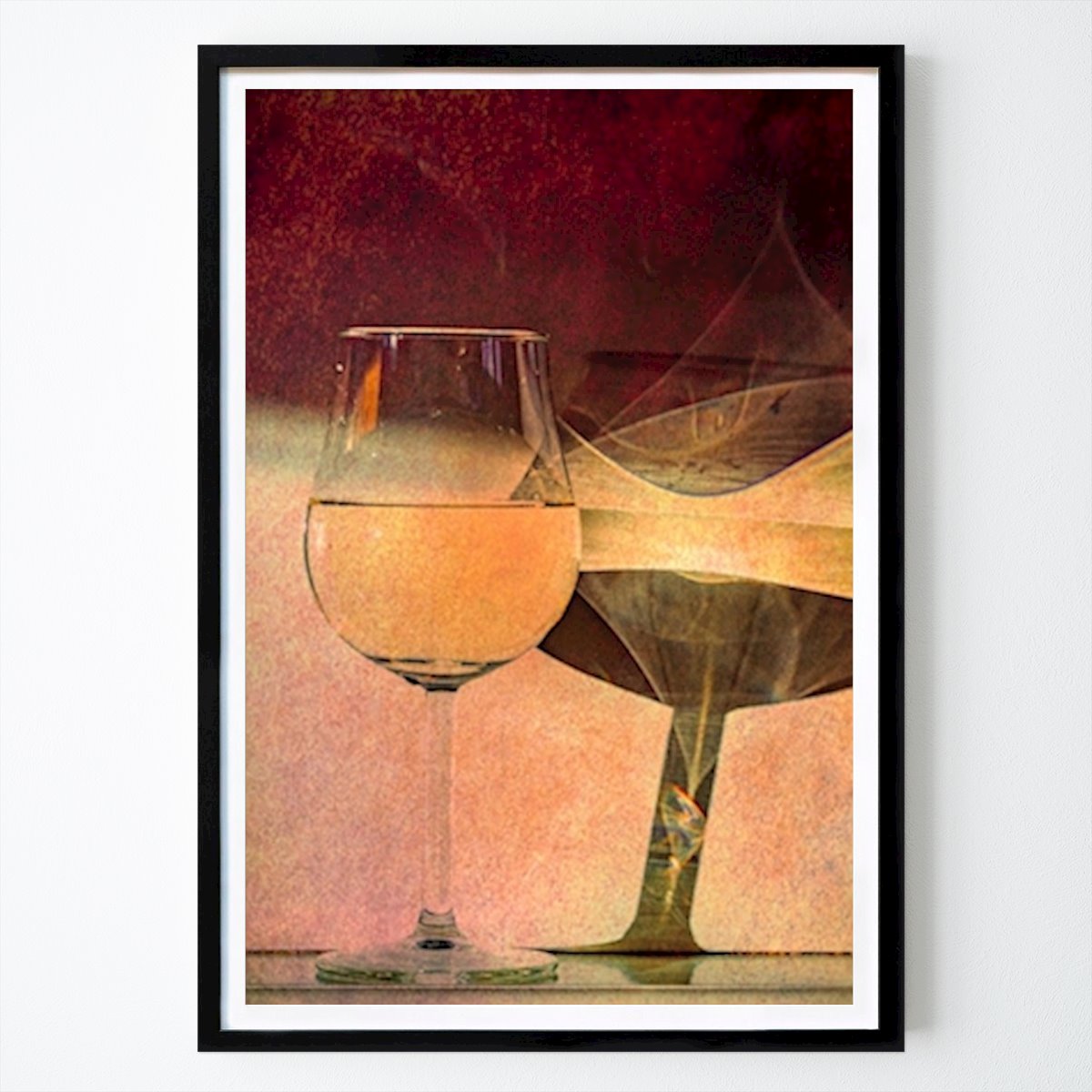 Poster: Weinglas 5 von Peter Reichel von Printler