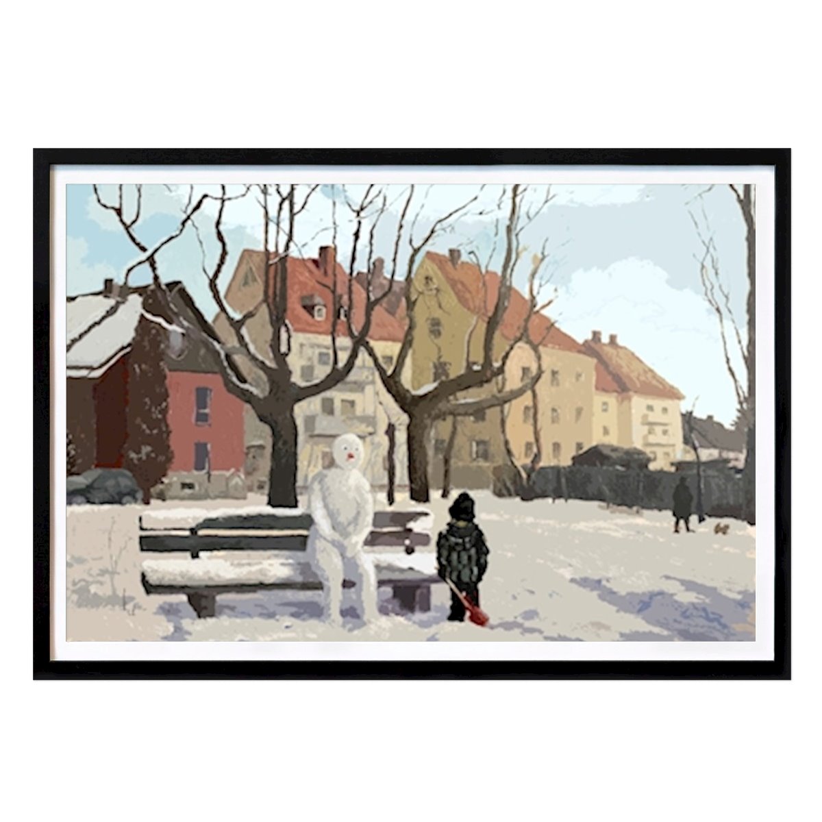 Poster: Winter von Zinovy Tafel von Printler