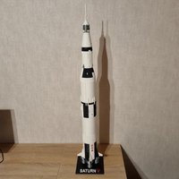 Saturn V Rakete Modell 100cm 1 Meter Hoch | Starship Space Shuttle Weltraum Flugzeug Perfektes Weihnachtsgeschenk von Printopolis3D