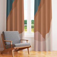 Fenstervorhänge Fensterbehandlung Panels Neutrale Farbe Vorhänge Verdunkelungsvorhänge Für Schlafzimmer Wohnzimmer Vorhänge-228 von Printous