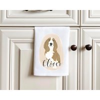 Basset Hound Geschirrtuch Personalisiert | 2Er Set von PrintsPrincessEtsy