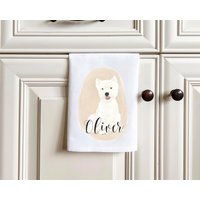 Personalisiertes West Highland Terrier Geschirrtuch | 2Er Set von PrintsPrincessEtsy