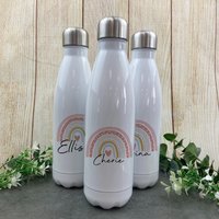Personalisierte Wasserflasche Für Erwachsene, Schulwasserflasche, Personalisierte Mit Pastellregenbogen Personalisierte Wasserflasche Für Erwachsene, Schulwasserflasche, Personalisierte Mit Pastellregenbogen von Printsnickety