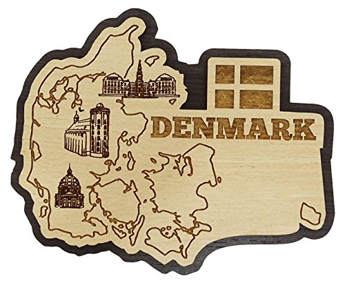 Printtoo Daenemark Karte Kuehlschrankmagnet Souvenir aus Holz Geschenk Collectibles Printtoo Daenemark Karte Kuehlschrankmagnet Souvenir aus Holz Geschenk Collectibles von Printtoo
