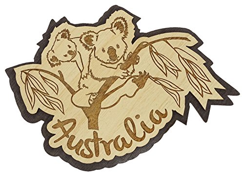 Printtoo Souvenir Holz Australien Gravierte Kuehlschrankmagnet Geschenk Collectibles von Printtoo