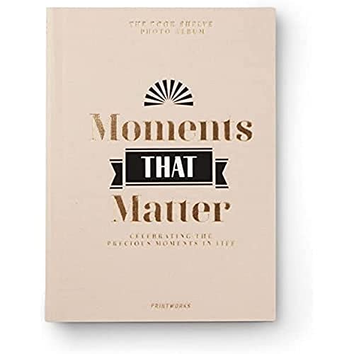 PrintWorks Bookshelf Alben - Moments that Matter Bookshelf Alben Foto Alben Home Interior Dekoration, PW00529, OneSize, Multi von Printworks