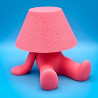Loopy Lazy Lamp - Verspielte 3D Gedruckte Usb Led Lampe, Nachtlicht Für Kinderzimmer Oder Gemütliche Schreibtisch Dekoration von PrintyCityDesigns
