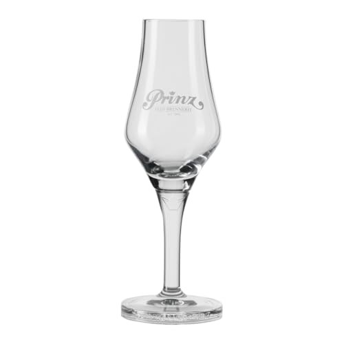 Prinz Exklusivkelch | Edles Kristallglas | Hochwertiges Schnapsglas mit Stiel für Genießer | Geschenkidee für Liebhaber edler Spirituosen von Prinz