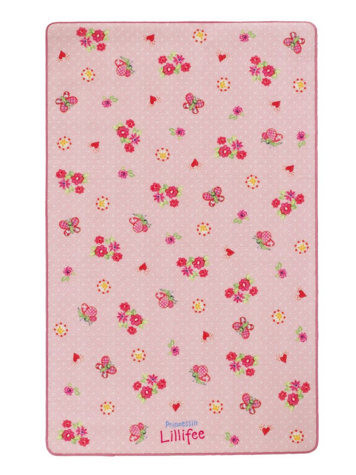 Prinzessin Lillifee Kinderteppich Prinzessin Lillifee Teppich Blumen von Prinzessin Lillifee
