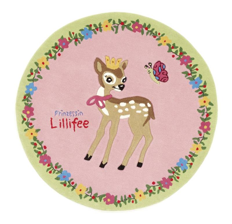 Prinzessin Lillifee Kinderteppich Prinzessin Lillifee rund Reh Rieke von Prinzessin Lillifee