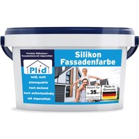 Silikon Fassadenfarbe Weiß Außen matt 5L für 35m² - für Putz, Beton, Mauerwerk Silikon Fassadenfarbe Weiß Außen matt 5L für 35m² - für Putz, Beton, Mauerwerk von Prinzstark