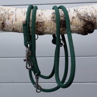 Hundeleine Dunkelgrün Aus Ppm 8-10mm Verstellbar von PrioPaws
