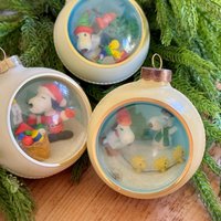 Vintage Peanuts Hallmark Snoopy Hund Weihnachtsschmuck 3Er Set Vintage Peanuts Hallmark Snoopy Hund Weihnachtsschmuck 3Er Set von PriorTime