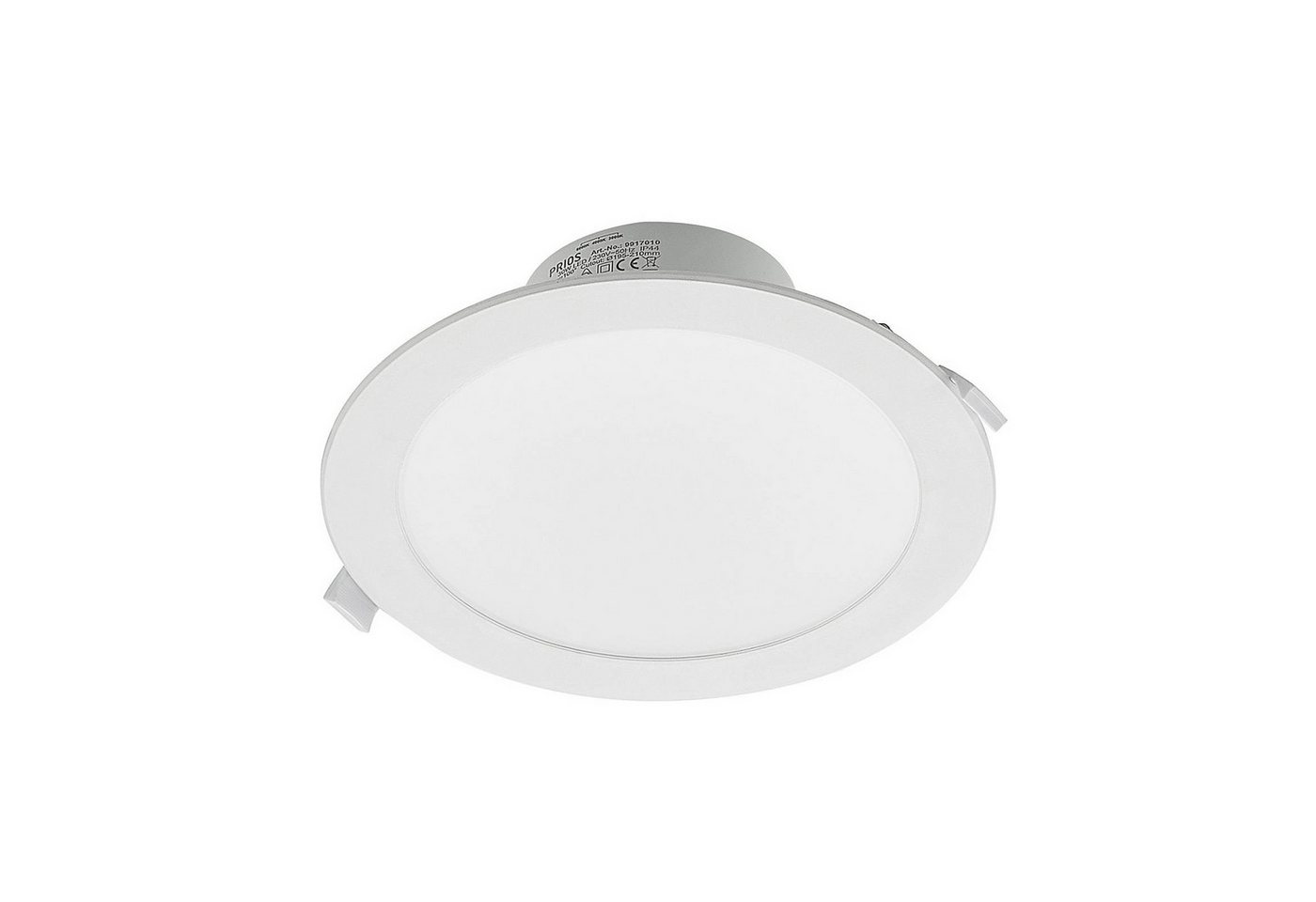 Prios Deckenleuchte Rida, Nicht enthalten, 1 x 30 W LED, Farbwechsel warmweiß / tageslicht von Prios