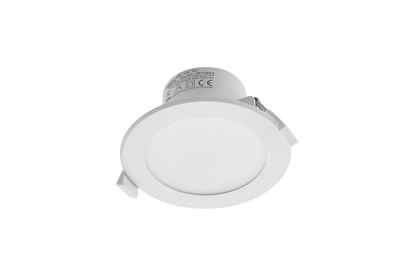 Prios Deckenleuchte Rida, Nicht enthalten, 1 x 9 W LED, Farbwechsel warmweiß / tageslicht von Prios