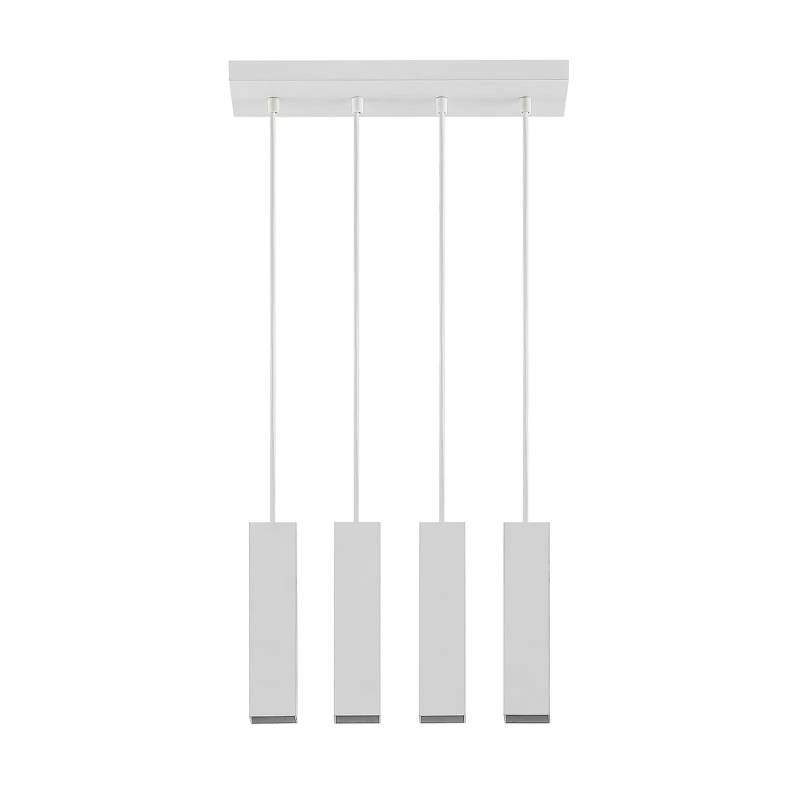 Prios Neliyah Hängeleuchte Eckig Weiß Hängelampe Lampe Leuchte Licht Spot Gu10 B-Ware von Prios