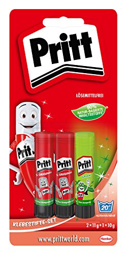 Pritt 1983792 Klebestifte set, rot/grün von Pritt