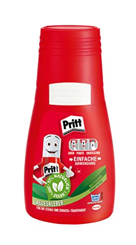 Pritt Alleskleber, schnell trocknender Kleber mit einfacher Anwendung, lösemittelfreier Flüssigkleber für Kinder, transparenter Bastelkleber für viele Bastelmaterialien, 1x50g von Pritt