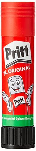 Pritt Klebestift, sicherer und kinderfreundlicher Kleber für Kunst und Bastelarbeiten, starker Klebstoff für Schule & Bürobedarf, 1x 11 g Pritt Stift, 9H PK411 von Pritt