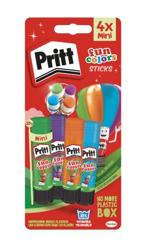 Pritt 1100085 Fun Colors Klebestifte 4 x 10 g von Pritt