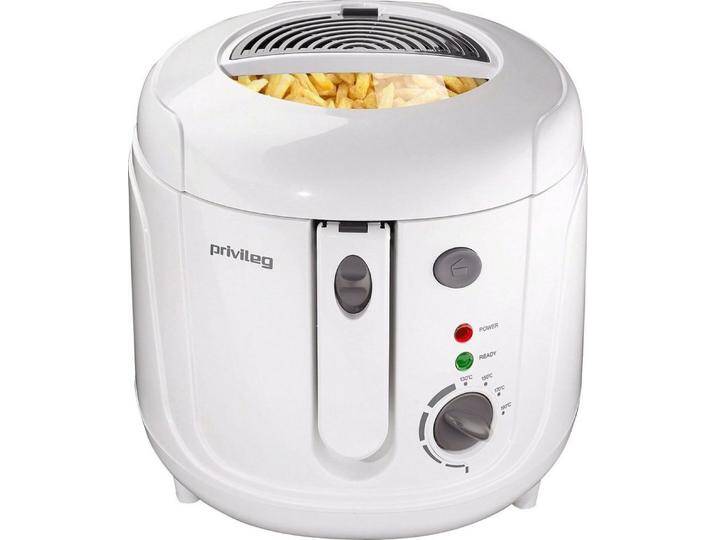 Privileg Fritteuse 267596, 1800 W, Fassungsvermögen 0,6 kg, mit Aktivkohle- und Dampffilter von Privileg