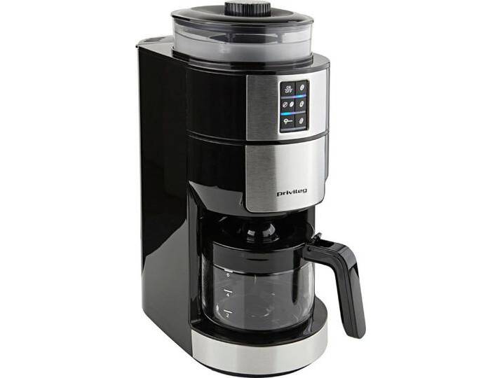 Privileg Kaffeemaschine mit Mahlwerk CM1121-GS, Papierfilter 1x2, Individueller Mahlgrad, programmierbare Kaffeestärke, Warmhalteplatte Privileg Kaffeemaschine mit Mahlwerk CM1121-GS, Papierfilter 1x2, Individueller Mahlgrad, programmierbare Kaffeestärke, Warmhalteplatte von Privileg
