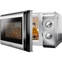 Privileg Mikrowelle "148438" Mikrowelle 800 W mit 5 Leistungsstufen, silber von Privileg