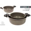 Privilege Greystone Kochtopf, 24 – 28 cm, 2 Stück von Privilege