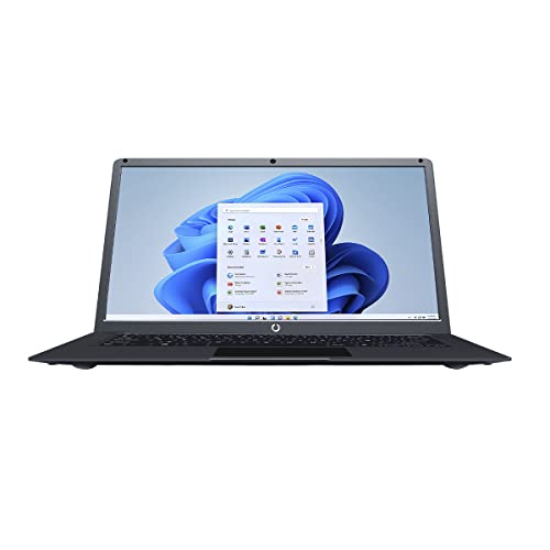 PRIXTON - Laptop Netbook 14,1-Zoll-Bildschirm, Windows 10 Pro Betriebssystem, Intel Celeron Gemini Lake N4020, 4GB/64GB Speicher mit spanischer QWERTY-Tastatur von PRIXTON