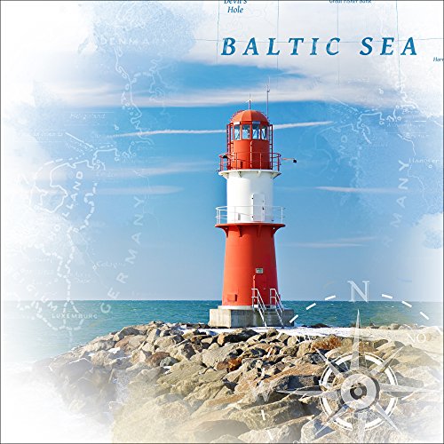 Pro-Art G5125K Wandbild Giclee "Baltic Sea", bunt von Pro-Art