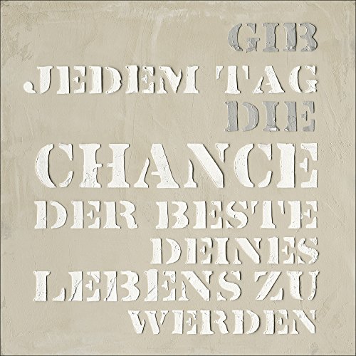 Pro-Art HP1723ZC Wandbild handgemaltes Original "Gib Jedem ", bunt von Pro-Art-Bilderpalette