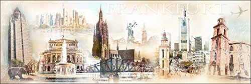 Pro-Art g1684m Wandbild Giclée 'Frankfurt I' 120 x 40 cm von Pro-Art