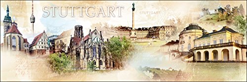 Pro-Art g1740e Wandbild Giclée 'Stuttgart' 150 x 48 cm von Pro-Art-Bilderpalette