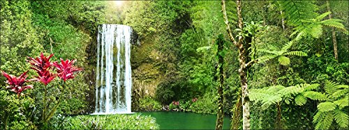 Pro-Art gla1119o Wandbild Glas-Art 'Exotic Waterfall' 125 x 50 cm von Pro-Art