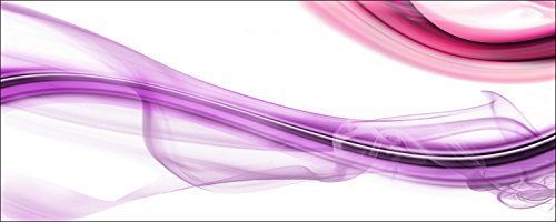 Pro-Art gla381c Wandbild Glas-Art "high pink wave I", 30 x 80 cm von Pro-Art