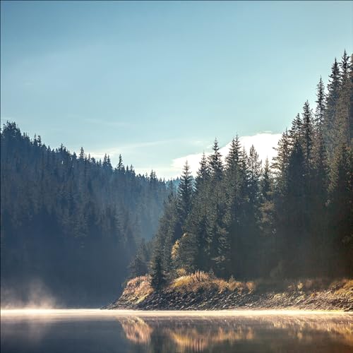 Pro-Art Glasbild Bergsee II, 30x30 cm von Pro-Art-Bilderpalette