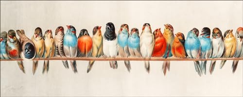 Pro-Art Glasbild Birds III, 50x125 cm von Pro-Art