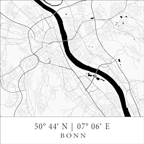 Pro-Art Glasbild Bonn, 20x20 cm von Pro-Art