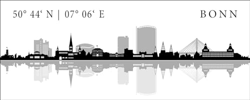 Pro-Art Glasbild Bonn, 30x80 cm von Pro-Art