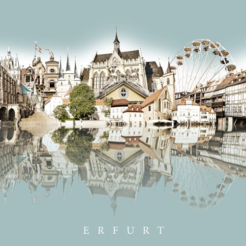 Pro-Art Glasbild Erfurt, 20x20 cm von Pro-Art