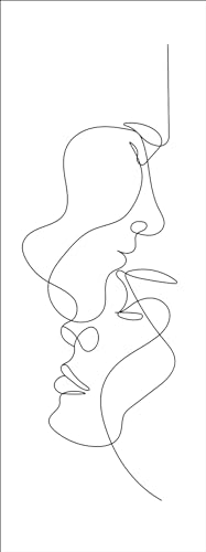 Pro-Art Glasbild Face Lines III, 30x80 cm von Pro-Art