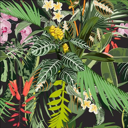 Pro-Art Glasbild Jungle Foliage, 20x20 cm von Pro-Art
