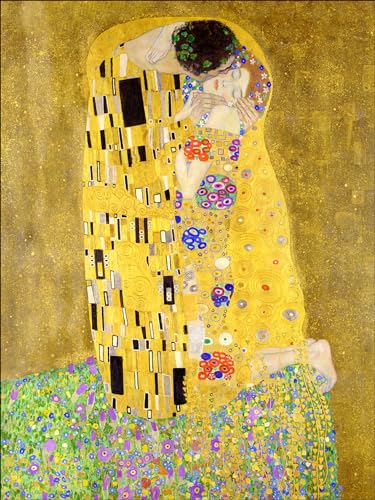 Pro-Art Glasbild Klimt Der Kuss, 80x60 cm von Pro-Art