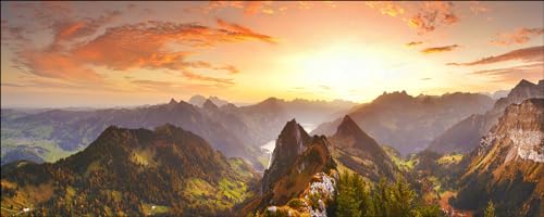 Pro-Art Glasbild Mountain Landscape III, 50x125 cm Pro-Art Glasbild Mountain Landscape III, 50x125 cm von Pro-Art-Bilderpalette