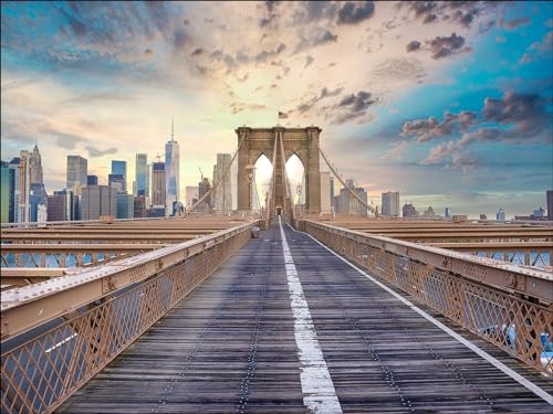 Pro-Art Glasbild NY-Brooklyn Bridge, 80x60 cm von Pro-Art