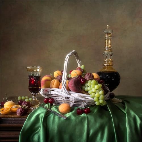 Pro-Art Glasbild New Baroque Still VIII, 30x30 cm von Pro-Art-Bilderpalette