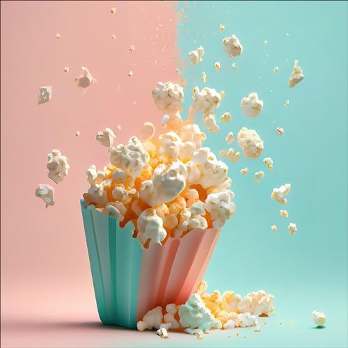 Pro-Art Glasbild Popcorn, 30x30 cm von Pro-Art