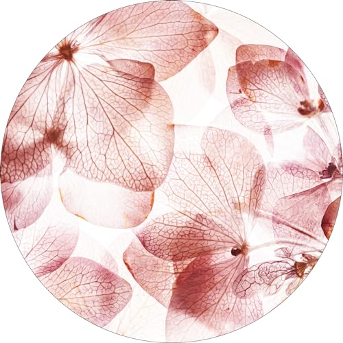 Pro-Art Glasbild Transparent Leaves II, rund 20 cm von Pro-Art