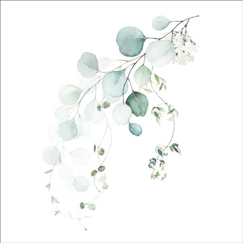 Pro-Art Glasbild Watercolor Leaves VIII, 30x30 cm von Pro-Art