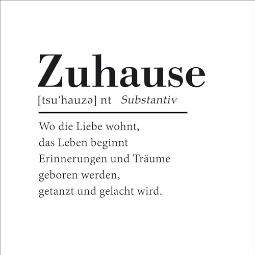 Pro-Art Glasbild Zuhause II, 20x20 cm Pro-Art Glasbild Zuhause II, 20x20 cm von Pro-Art